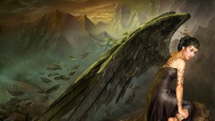 Angels woman wings Yuehui