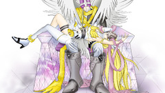 Angemon and Angewomon by