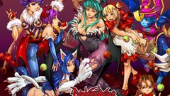 Animal ears artwork video games Darkstalkers Morrigan Aensland 