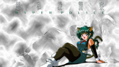 Animal ears Green hair