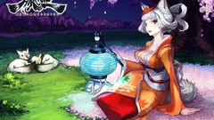 Animal ears kitsune Japanese