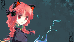 Animal ears red eyes