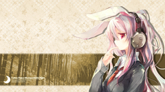 Animal ears red eyes