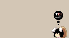Animal simple girls ears bunny touhou inaba tewi