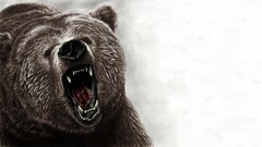Animals Bears roar artwork