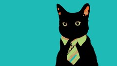 Animals cats tie Business meme vectors business cat