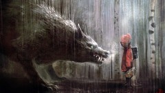 Animals children Little Red Riding Hood Wolves artwork 