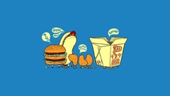 Animals food chicken funny