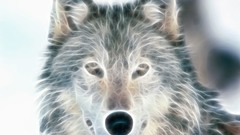 Animals Fractalius Wolves