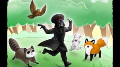 Animals funny drawings romantically apocalyptic fantasy art Zee 