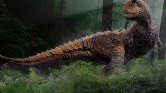 Animals jungle Beast Dinosaurs forests Carnotaurus