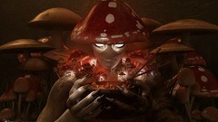 Animals magic mushrooms soup Characters video games fantasy art 