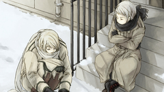 Animals Russia stairways rabbits