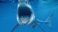 Animals teeth Sharks Underwater World roar cgi