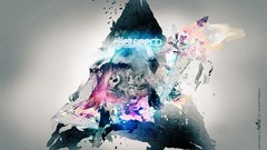 Animals triangles abstract artwork gorillas abduzeedo Adam 