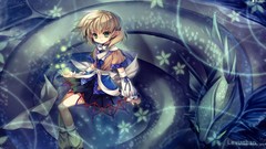 Animals water Monsters fireflies blondes skirts scarfs anime 