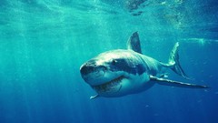 Animals white shark Sharks