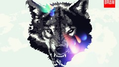 Animals Wolves artwork Bram Vanhaeren