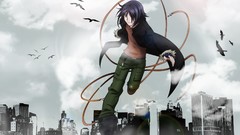 Anime Air Gear anime boys Wanijima Akito Wanijima Agito