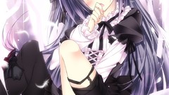 Anime animal ears panties thigh highs shimapan