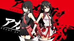 Anime anime girls Akame ga Kill! Akame black hair red eyes sword