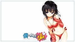 Anime anime girls boku wa tomodachi ga sukunai black hair black 