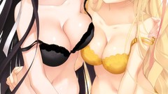 Anime anime girls bra cleavage Hidan Mine Riko Hotogi Shirayuki