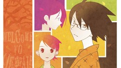 Anime anime girls collage sayonara zetsubou sensei face brunette