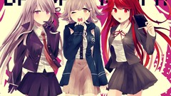 Anime anime girls danganronpa kirigiri kyouko Nanami Chiaki