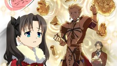 Anime anime girls fate zero gilgamesh fate series Tohsaka 