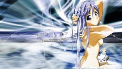 Anime anime girls ferret purple hair gravion