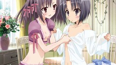 Anime anime girls illustrations Ebiten