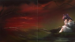 Anime anime girls innocent grey cartagra artwork