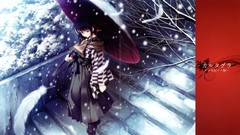 Anime anime girls innocent grey cartagra Japanese clothes wide 