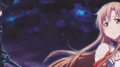 Anime anime girls kirigaya kazuto sword art online yuuki asuna 