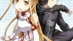 Anime anime girls kirigaya kazuto sword art online yuuki asuna 