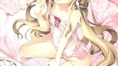 Anime anime girls lingerie panty pull