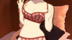 Anime anime girls lingerie sword art online Kirigaya Suguha