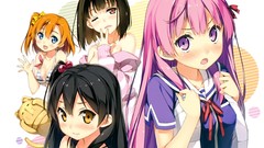 Anime anime girls love live school idol project crossovers 