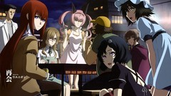 Anime anime girls makise kurisu steins gate shiina mayuri okabe 