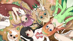 Anime anime girls mayo chiki seifuku lying down usami masamune 