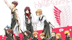 Anime anime girls mikasa ackerman shingeki no kyojin eren 