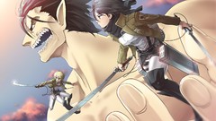 Anime anime girls mikasa ackerman shingeki no kyojin eren 