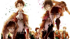 Anime anime girls mikasa ackerman shingeki no kyojin eren 