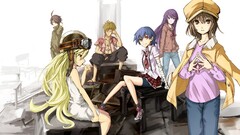 Anime anime girls monogatari-series araragi koyomi anime boys