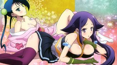 Anime anime girls scans Mushibugyo Oharu (Mushibugyo) Hibachi