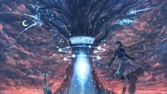 Anime anime girls scenic original characters Sakimori