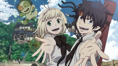 Anime anime girls school uniforms ao no exorcist okumura rin 