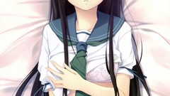 Anime anime girls school uniforms coffee-kizoku soft shading 