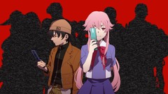 Anime anime girls school uniforms mirai nikki gasai yuno anime 